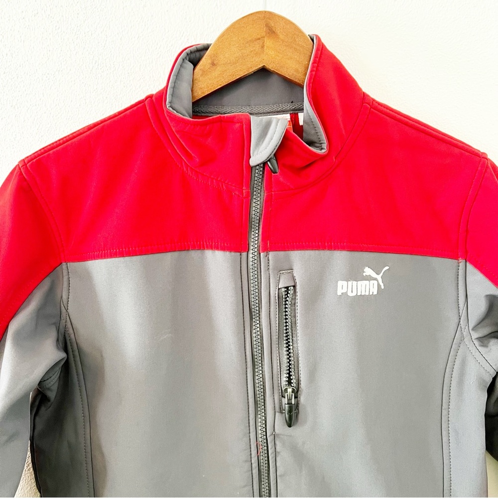 Puma Soft Shell Jacket-Boys-Size-Large - Picture 3 of 7